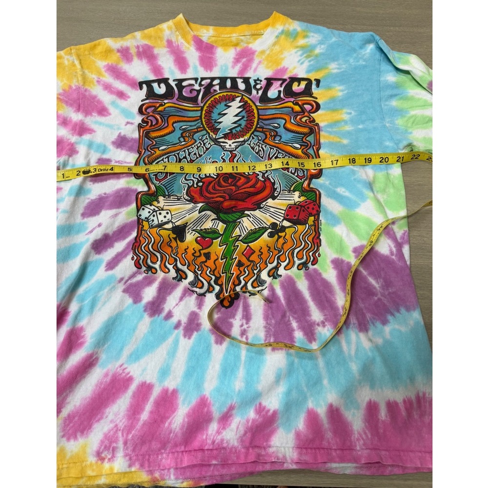 Dead & Co Sphere Las Vegas 2024 Tie Dye Shirt Liquid Blue Mens L Grateful Dead - Picture 5 of 7